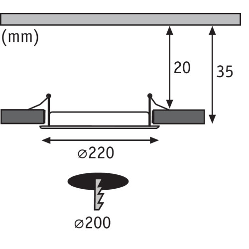 Встраиваемый светодиодный светильник Paulmann Quality Line Panel 92072