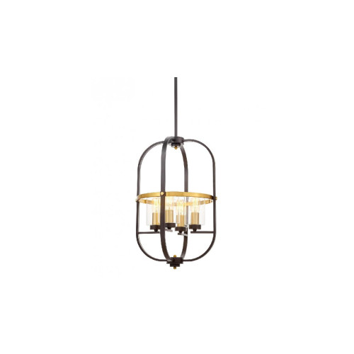 Подвесная люстра Lumina Deco Monterey LDP 1141-4 BK+MD