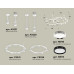Комплект подвесного светильника Ambrella Light Techno Ring XR92211150 (A9221, A9226, C9241, C9236, N8118, N8113)