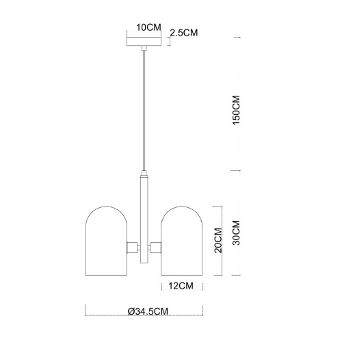 Подвесной светильник Arte Lamp Cassel A5454SP-3PB