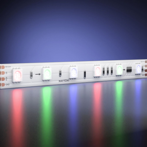 Светодиодная лента Maytoni Led Strip 24В 5050 14,4Вт/м RGB 5м IP67 201248 Светодиодная лента Maytoni Led Strip 24В 5050 14,4Вт/м RGB 5м IP67 201248