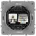 Розетка ЭРА Galaxy 15-3110-01 комбинированная RJ45+TV IP20 белый Б0070776