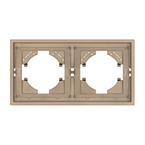 Рамка пластиковая на 2 поста Arlight FRM-TENDO-PL-2-GD 053842
