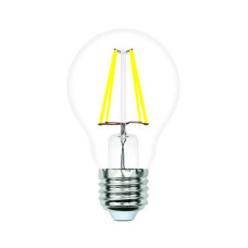 Лампа светодиодная филаментная Volpe E27 6W 4000K прозрачная LED-A60-6W/4000K/E27/CL/SLF UL-00008299