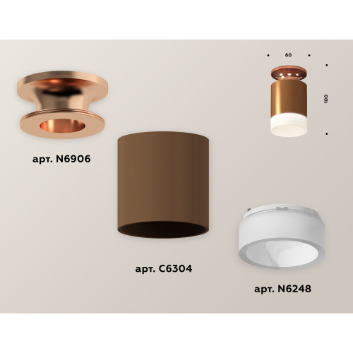 Потолочный светильник Ambrella Light Techno Spot XS6304153 (N6906, C6304, N6248)