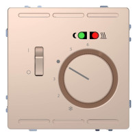Терморегулятор Schneider Electric Merten D-Life с центральной платой с выключателем 230V MTN5764-6051