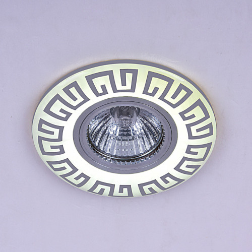 Встраиваемый светильник Reluce 09504-9.0-001MN MR16+LED3W WH/CR