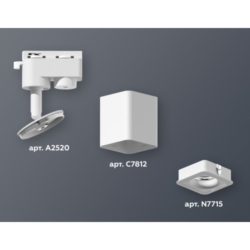 Трековый однофазный светильник Ambrella Light Track System XT7812020 (A2520, C7812, N7715)
