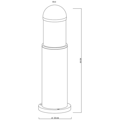 Уличный светильник Arte Lamp Coppia A5217PA-1BK