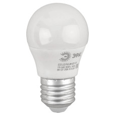 Лампа светодиодная ЭРА E27 8W 2700K матовая ECO LED P45-8W-827-E27 Б0030024