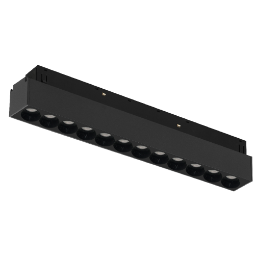 Трековый магнитный светильник iLedex Vision SMART 4822-002-L235-12W-38DG-BK