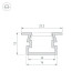 Профиль Arlight PDS-FS-2000 ANOD 038687