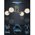 Потолочная люстра Seven Fires Dzhoeri SF3358/4C-GD-CR-WT