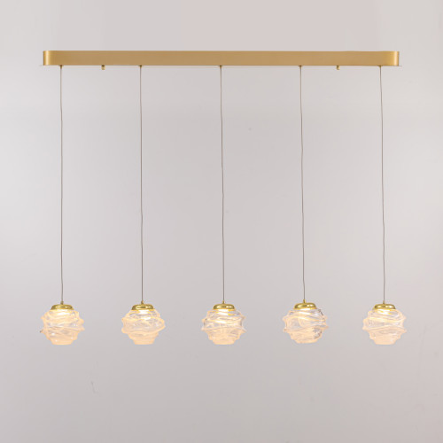 Подвесной светильник Delight Collection MD25030003-5B gold/clear Подвесной светильник Delight Collection MD25030003-5B gold/clear
