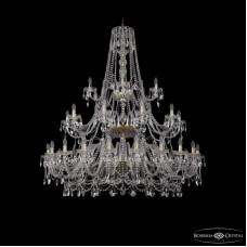 Подвесная люстра Bohemia Ivele Crystal 1411/20+10+5/530/3d G