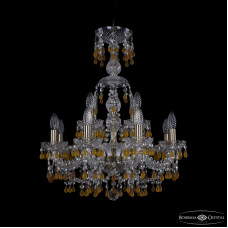 Подвесная люстра Bohemia Ivele Crystal 1410/8+4/195/XL-66 Pa V1003