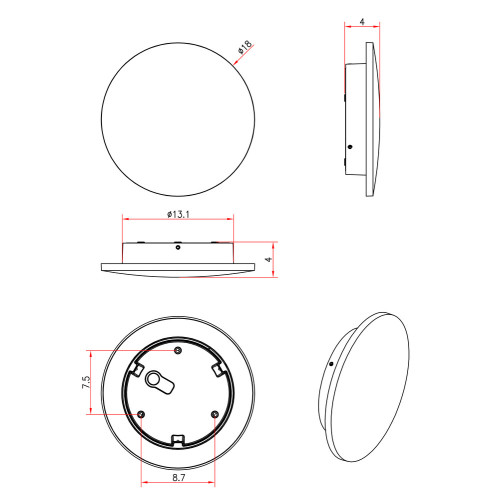 Уличный настенный светильник Arte Lamp Nimbo A1510AL-1WH