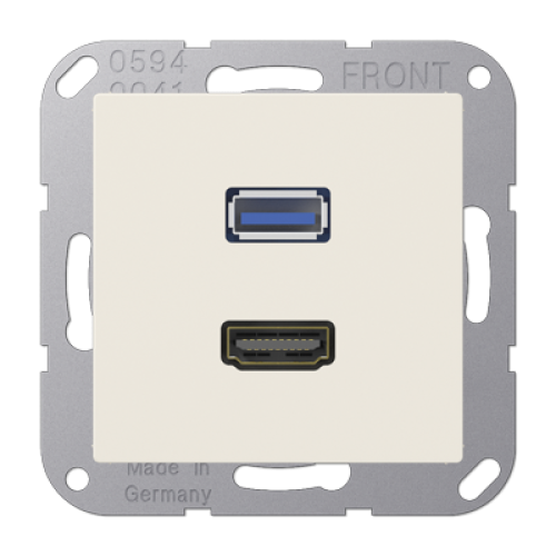 Розетка HDMI/USB Jung MAA1163