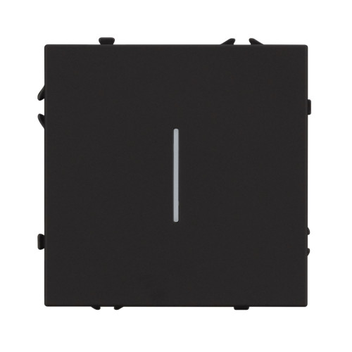 Механизм выключателя одноклавишный непроходной Arlight LED SWT-NOBE-MK01-SFPL-L-BK (230V, 10A) 054258