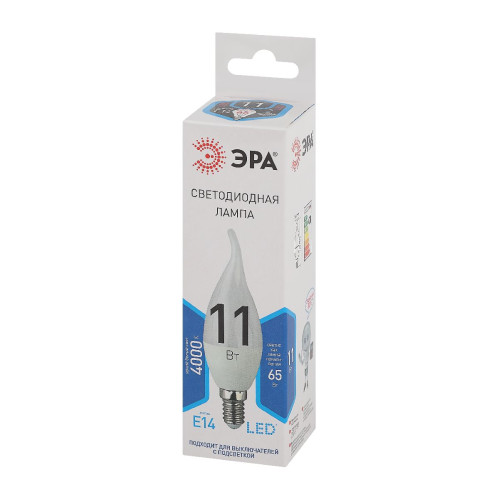 Лампа светодиодная Эра E14 11W 4000K LED BXS-11W-840-E14 Б0032993