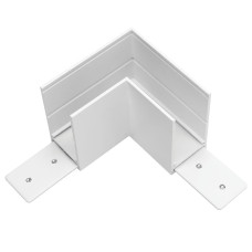 Соединитель PRO L-образный горизонтальный Teta Lightstar 505126-ALU