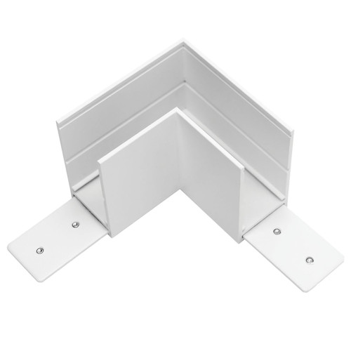 Соединитель PRO L-образный горизонтальный Teta Lightstar 505126-ALU