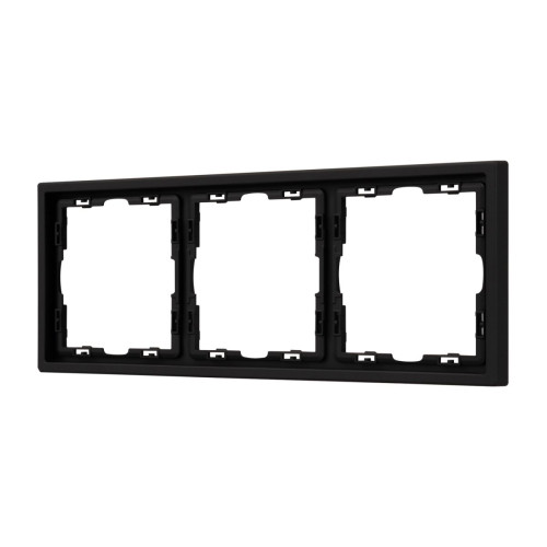 Рамка пластиковая Arlight FRM-NOBE-SFPL-3-BK 054220 Рамка пластиковая Arlight FRM-NOBE-SFPL-3-BK 054220