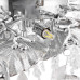 Потолочная люстра Arte Milano Milan 235001/D700/6/D Cr