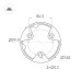 Ландшафтный светильник Arlight LGD-FRESNEL-BOLL-H1000-20W Warm3500-MIX 047687