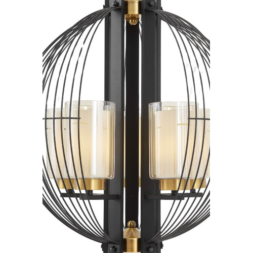 Подвесная люстра Lumina Deco Ponti LDP 1245-5 BK+MD