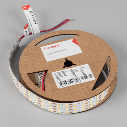 Светодиодная лента Arlight UL-A320-24mm 24V Day4000 (5 W/m, IP20, 3m) 061383