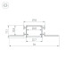 Профиль Arlight FANTOM-BENT-W23-SIDE-2000 ANOD 040331(1)