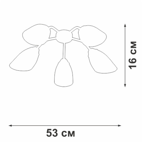Потолочная люстра Vitaluce V31950/5PL