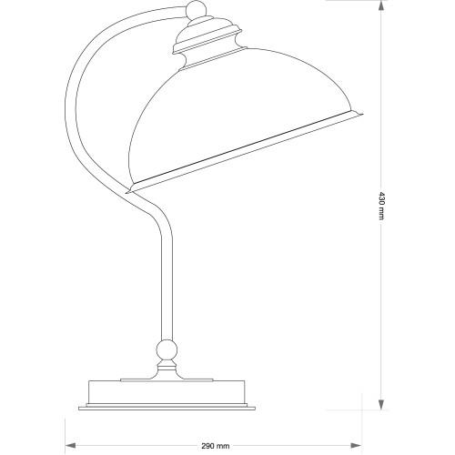 Настольная лампа Kutek Lido LID-LG-1(P)GR
