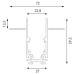 Шинопровод магнитный встраиваемый Lumker SY-LINK-20T1-2.5-BL 019266