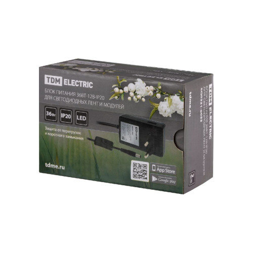 Блок питания TDM Electric 36Вт DC12В 3A IP20 SQ0331-0053