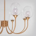 Люстра на штанге Eurosvet Spritz 70217/8 латунь Smart a064748