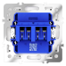 Розетка акустическая Voltum S70 VLS060301