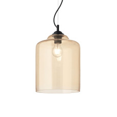 Подвесной светильник Ideal Lux Bistro SP1 Square Ambra 163789