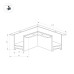 Коннектор угловой прямой Arlight Mag-Con-2538-FDW-L90 034229