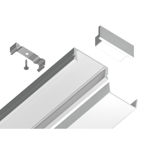 Алюминиевый накладной профиль Ambrella Light Alum Profile GP1700WH
