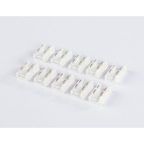 Соединитель прямой для светодиодной ленты COB 8mm 12/24V (2 конт.) GS6351 (10шт) Ambrella Light Illumination GS6351