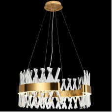 Подвесная люстра Natali Kovaltseva Halos LED LAMPS 81358 GOLD SATIN