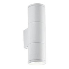 Уличный настенный светильник Ideal Lux Gun AP2 Small Bianco 100388