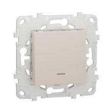 Выключатель одноклавишный Schneider Electric Unica New NU520144N