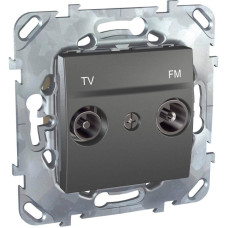 Розетка TV/FM проходная Schneider Electric Unica MGU5.453.12ZD