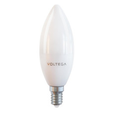 Лампа светодиодная Voltega E14 10W 4000К матовая VG2-C37E14warm10W 7065