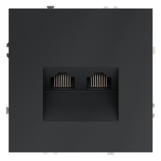 Розетка компьютерная двойная Voltum S70 VLS060207