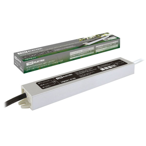 Блок питания TDM Electric 24Вт DC12В 2A IP67 SQ0331-0136