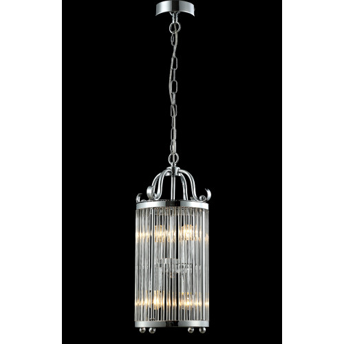 Подвесной светильник Crystal Lux Tadeo TADEO SP4 D200 CHROME/TRANSPARENTE